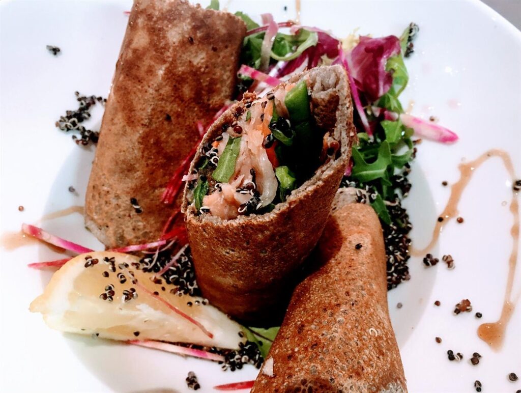 Plat servi à la crêperie Bleue de Toi